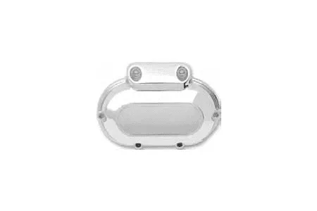 Drag Specialties Chrome Transmission Side Cover for '07-17 FL & Trike; '06-17 FXD/FXDWG & '07-17 FXST/FLSTF Replaces OEM #37116-06