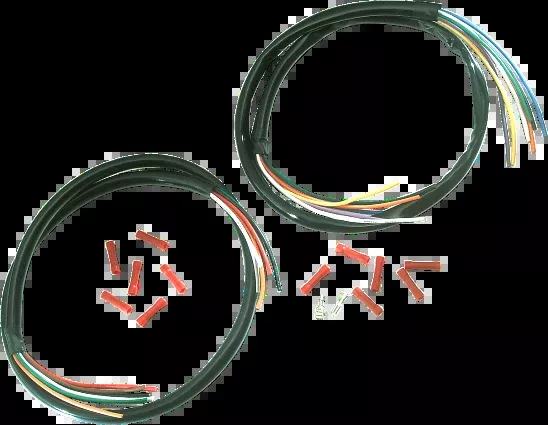 Drag Specialties Extended Handlebar Wiring Harness 1982-1995 Harley Dyna Touring