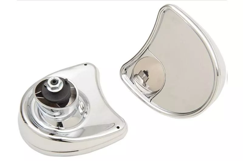 Drag Specialties Fairing Mount Mirrors with Blind Spot Mirrors for '14-Up Harley-Davidson FLHT/FLHX/FLHTCUTG Models Pair