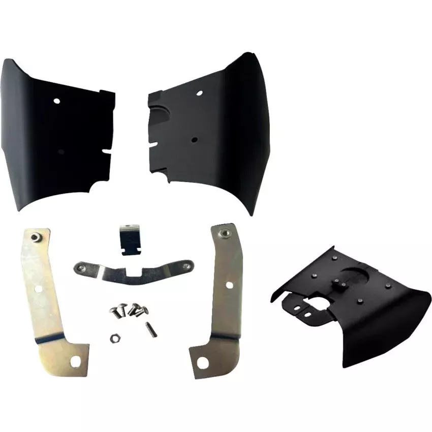 Drag Specialties Frame Mounted Heat Deflectors 4 Harley 08-17 Softail Models