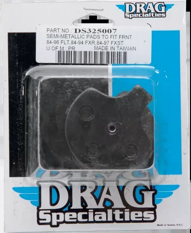 Drag Specialties Front Brake Pads fits 1984-2011 Harley Davidson Dyna FXR FLHT