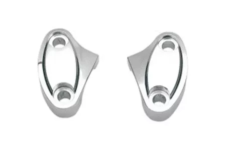 Drag Specialties Handlebar Riser Clamps -Chrome (Replaces OEM #56057-00)
