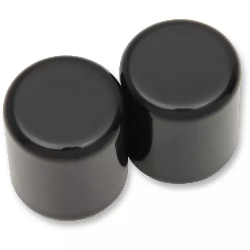 Drag Specialties Large Gloss Black Magnetic Docking Point Covers - Repl. OEM#48223-10