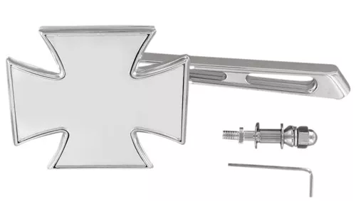 Drag Specialties Maltese Cross Chrome Mirror (1901-6009)