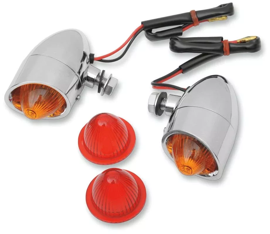 Drag Specialties Mini Retro Marker Lights (PR) (2040-0533)