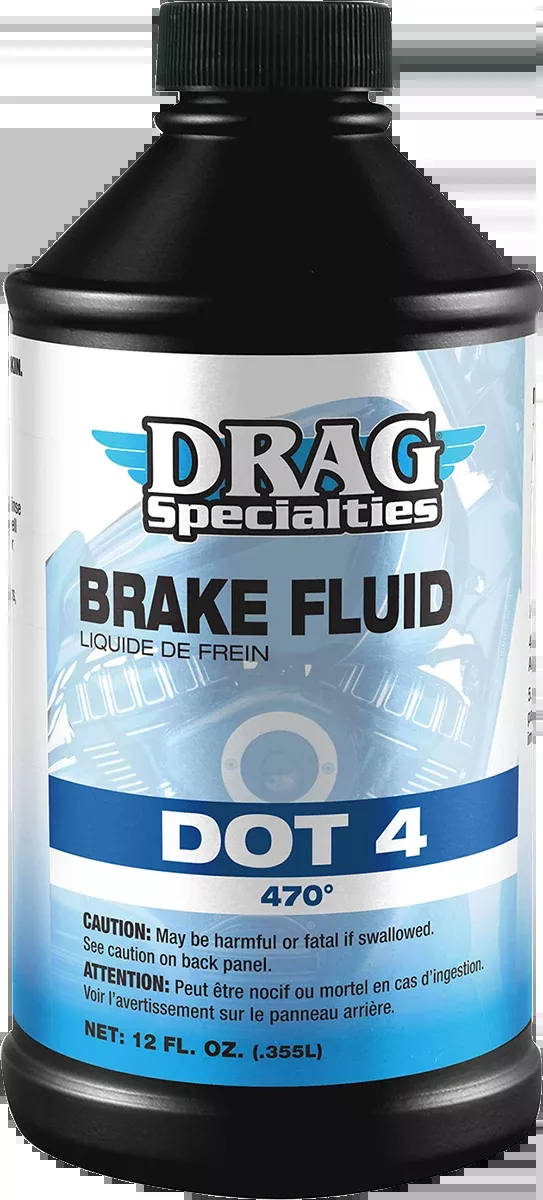 Drag Specialties Oil DOT 4 Brake Fluid – 12 U.S. Fl Oz.