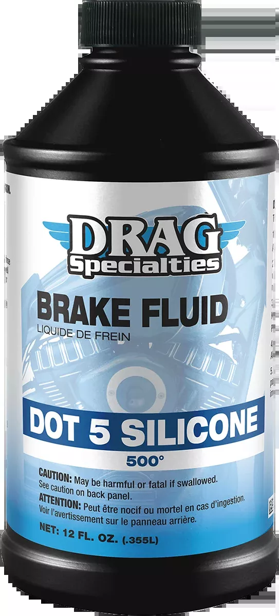 Drag Specialties Oil DOT 5 Brake Fluid - 12 U.S. Fl Oz.