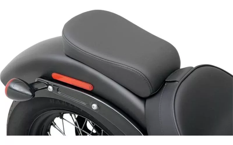 Drag Specialties Optional Rear Seat for Solo w/ Driver Backrest Option for '11-13 FXS & '12-17 FLS -Wide Smooth