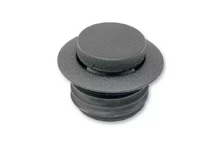Drag Specialties Pop Up Gas Cap for '04-12 XL (2.36" O.D.) Vented -Wrinkle Black