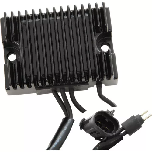 Drag Specialties Premium Voltage Regulator for 2004-2006 Harley Sportster - Repl. OEM #74523-04 - Black
