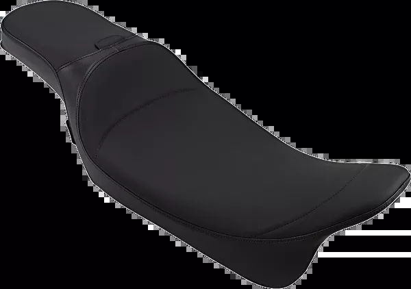 Drag Specialties Seats Extended Reach Predator Seat – Mild Stitched – Backrest Recepticle – FL ’08-’24