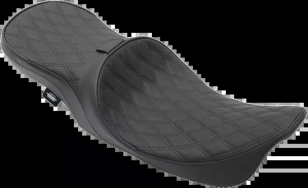 Drag Specialties Seats Low Touring Seat – Solar Reflective – Diamond – With Backrest Receiver – FL ’99-’07