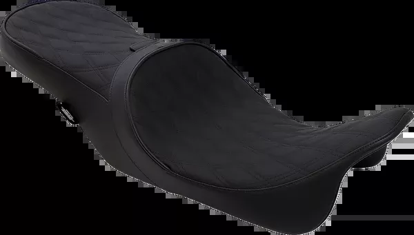 Drag Specialties Seats Low Touring Seat – Solar Reflective – Double Diamond – With Backrest Receiver – FL ’08-’23