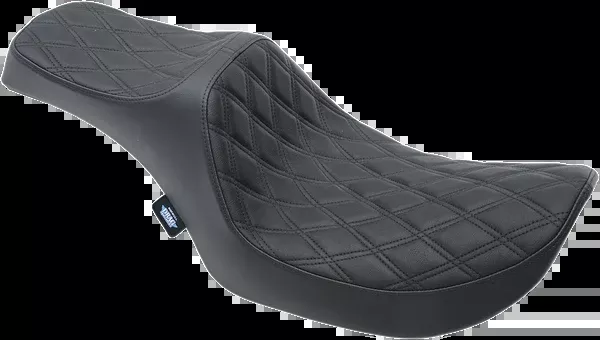 Drag Specialties Seats Predator III Seat – Double Diamond – Black Stitching – FXR ’82-’00