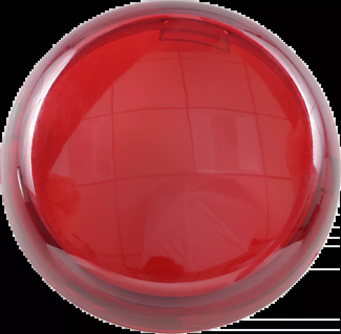Drag Specialties Single Replacement Red Rear Turn Signal Lens for 2000-25 Harley