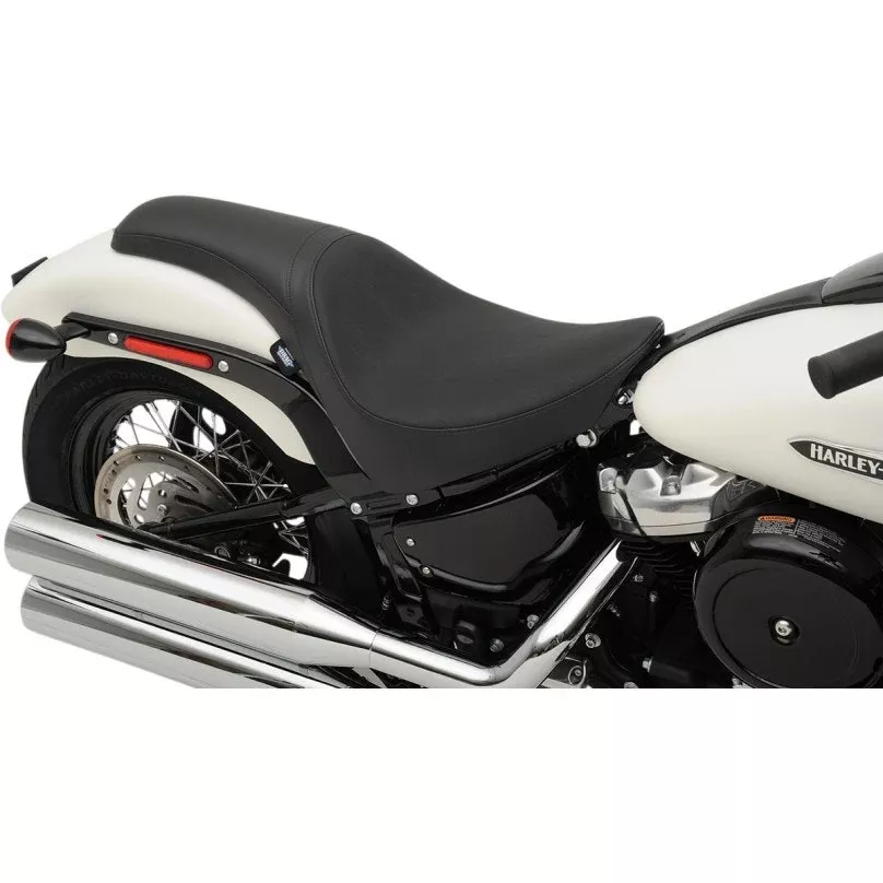 Drag Specialties Solar Reflective Predator 2-Up Seat Saddle 18-23 Harley Softail