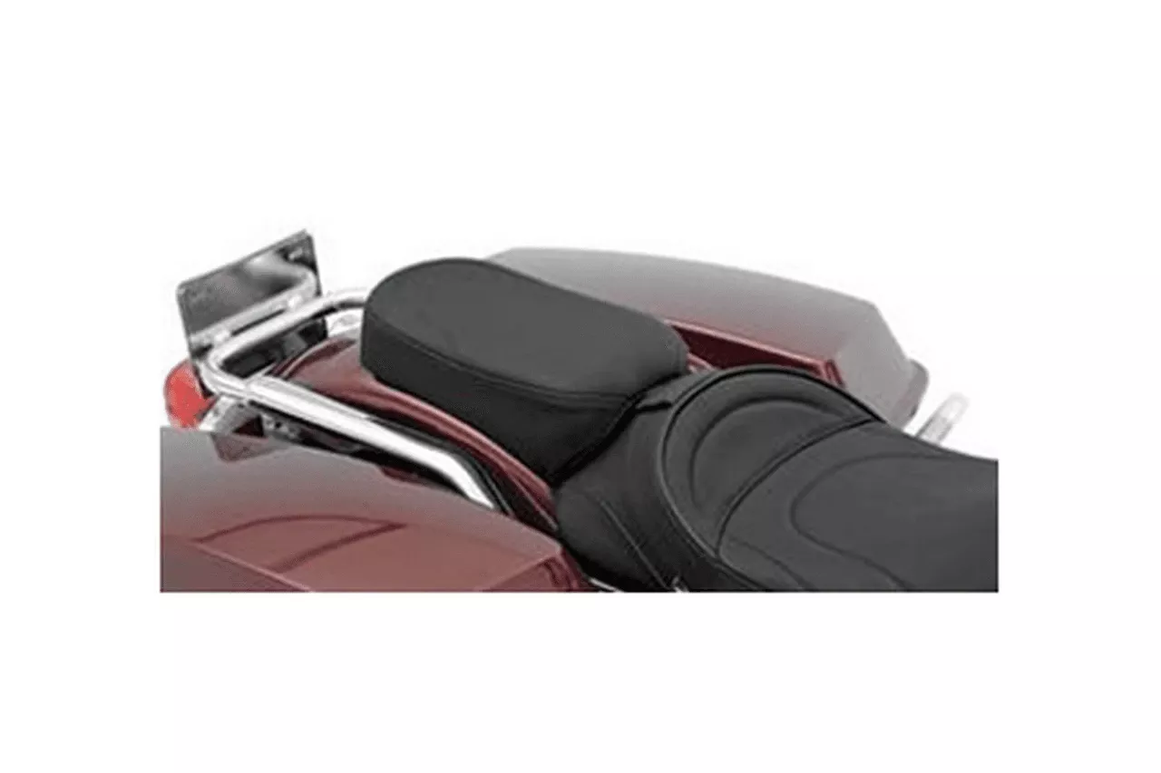 Drag Specialties Solo Rear Pillion Seats for Harley Davidson Touring Models '97-Up- Narrow, Mild Stitch