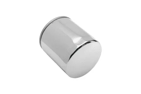 Drag Specialties Spin On Oil Filter for '99-25 Harley Davidson Repl. OEM #63798-99 - Chrome with Nut