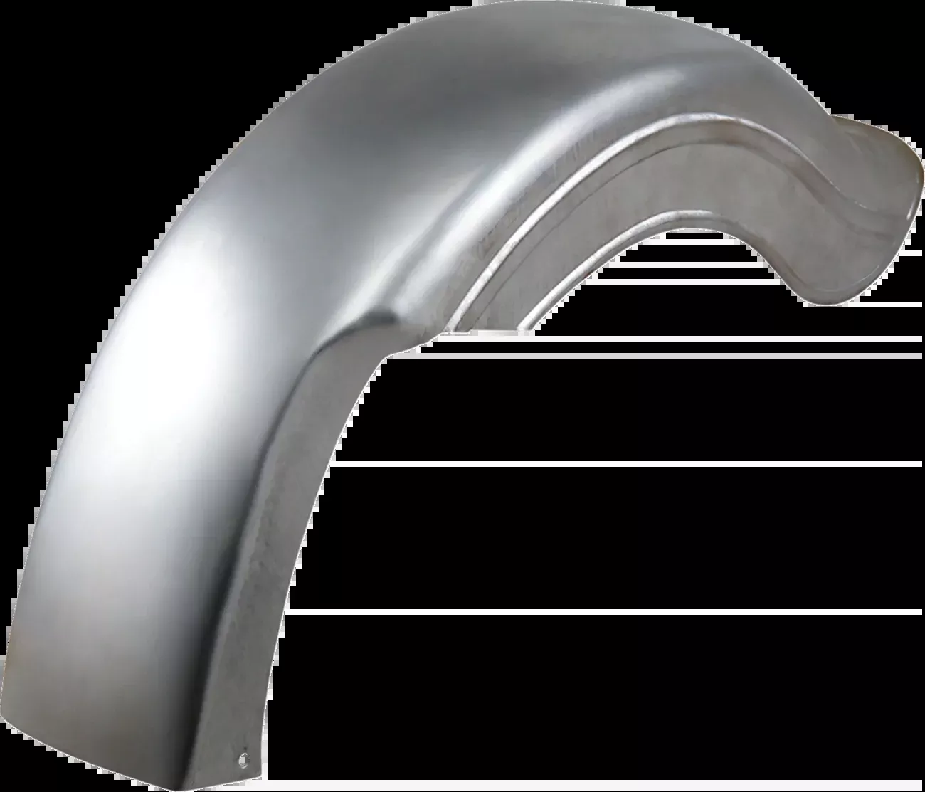 Drag Specialties Steel Left Hand Chained Fat Bob-Style Rear Fender for Harley