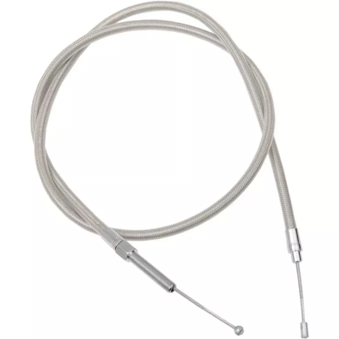 Drag Stainless Braided 70" Clutch Cable Harley 07-17 Softail 07 Dresser & 06-17 FXD