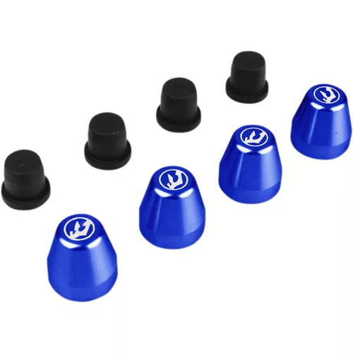 Driven Blue Aluminum Brake Bleeder Covers (DBNC-BL)