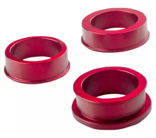 Driven Captive Red Aluminum Wheel Spacers (DCWS-001)