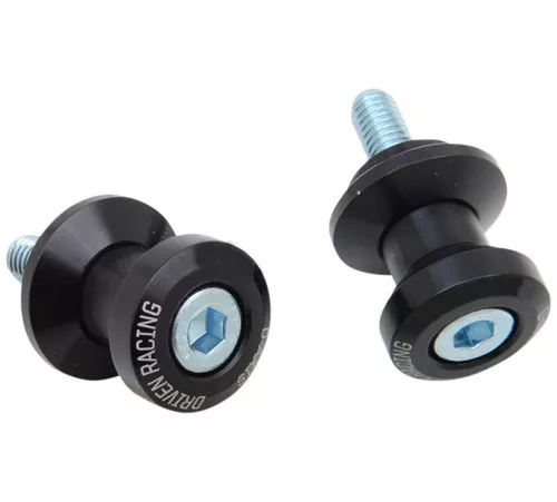 Driven D-Axis Swingarm Spools Black 10mm (DXS-10.1 BK)