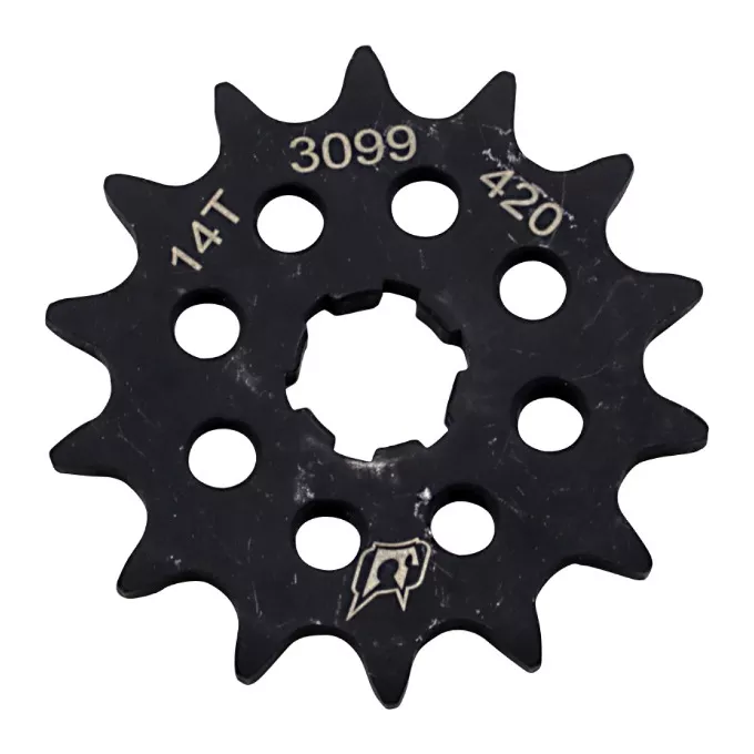 Driven Racing 420 Lightweight Steel Front Sprocket Kawasaki Z125 Pro 2017-2026
