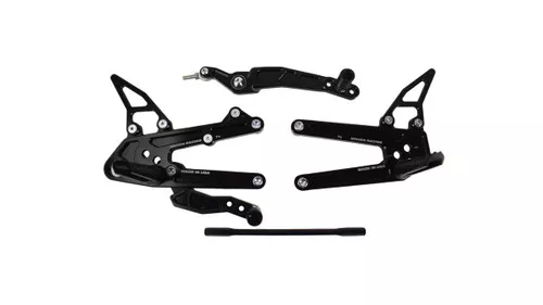 Driven TT Black Aluminum Rearsets (DRP-730-BK)