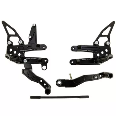 Driven TT Rearsets Suzuki GSX-R1000 09-16