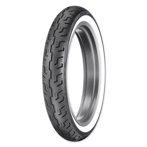 Dunlop D401 Front Tire - Wide Whitewall - 100/90-19 (45064215)