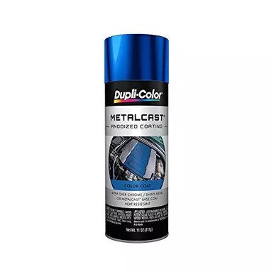 Dupli-Color MC201 Metalcast Blue Anodized Spray Paint 11 oz Aerosol Can