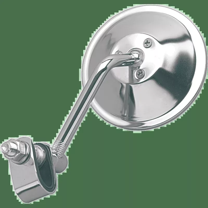 EMGO Clamp-On Tinted Mirror 4' Stem With 3 Clamp Sizes (Chrome)
