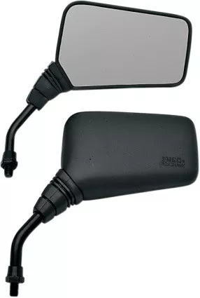 Emgo Roadhawk Mirrors Black Short Stem (20-25100)