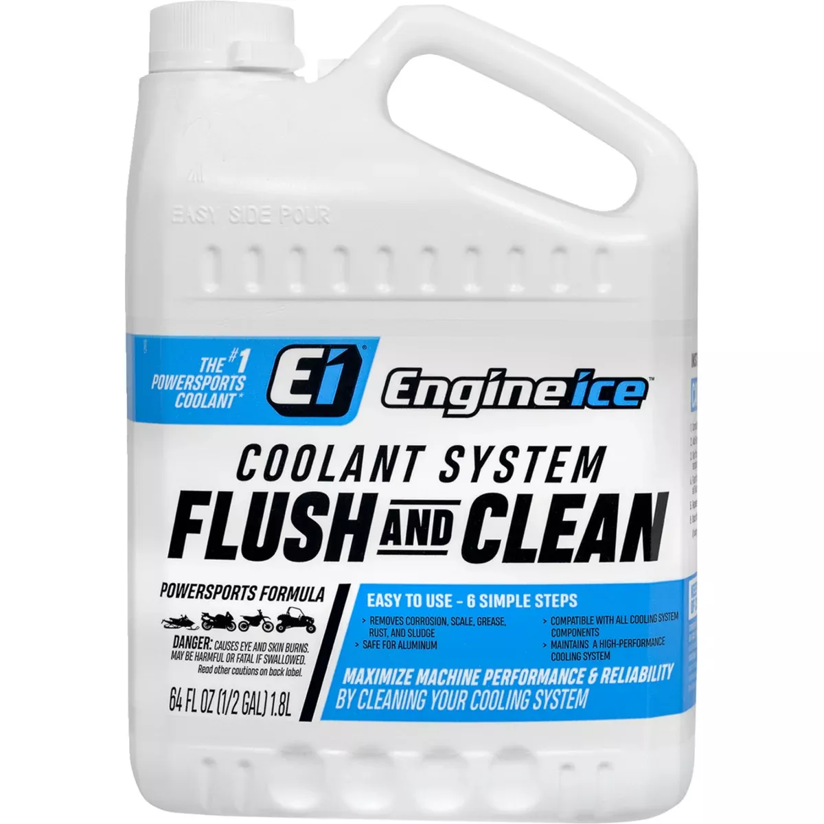 ENGINE ICE 3705-0040 12930 Coolant System Flush and Clean 1/2 gallon