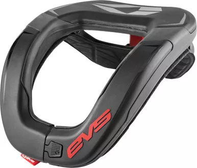 Evs Rc4 Race Collar Adult Black - R4-A-BK