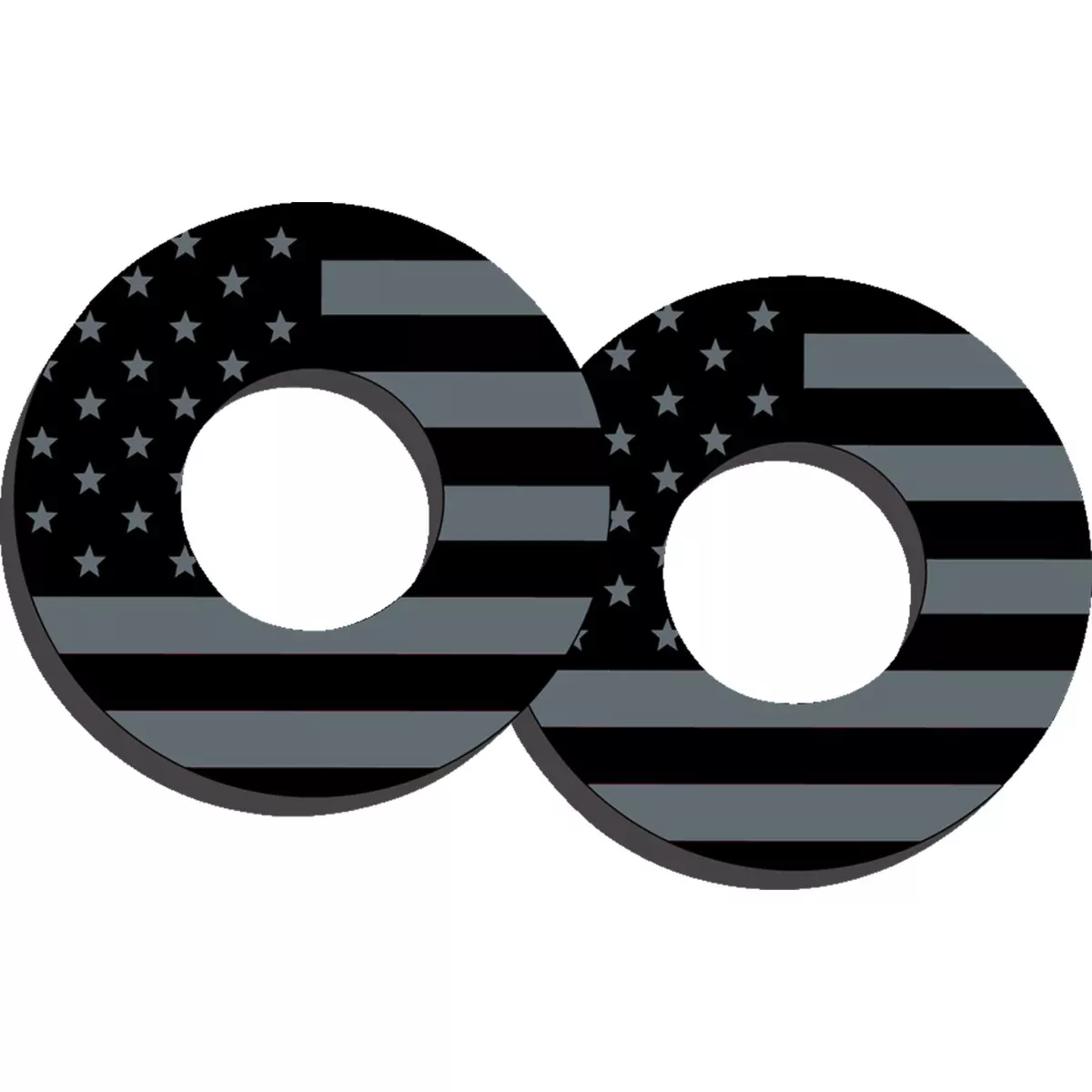 FACTORY EFFEX 0630-3203 27-67200 Grip Donuts flag black/gray