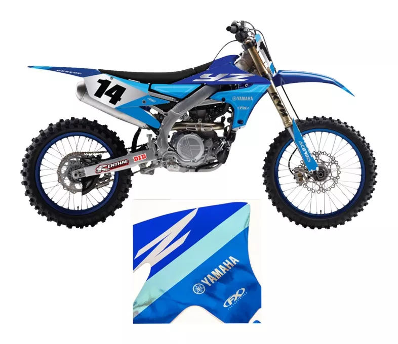 Factory Effex Candy Chrome Shroud / Airbox Graphics Kit Yamaha YZ250F / FX / YZ450F / FX 2018-2024