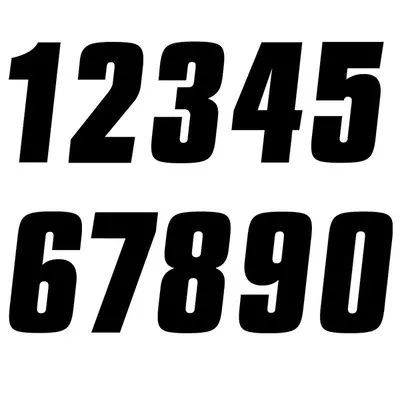 Factory Effex Factory Numbers 6″ and 7″