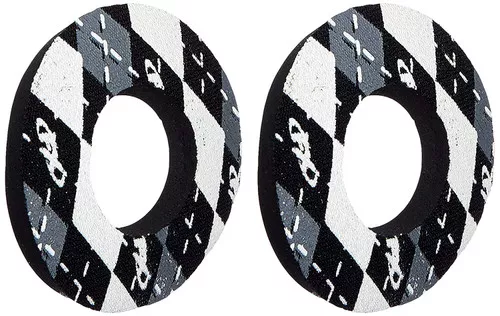 Factory Effex MX Moto Grip Donuts Argyle/Gray (10-67912)