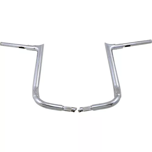 Fat Baggers 1-1/2" EZ Install Pointed Top 16" Handlebars for 2014-2020 Harley Touring - Chrome