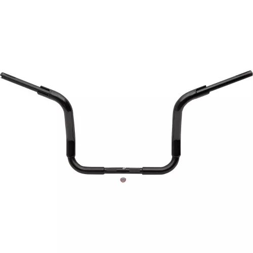 Fat Baggers 1-1/2" EZ Install Round Top 12" Handlebar Kit for 2014-2020 Harley Touring - Black