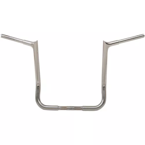 Fat Baggers 1-1/4" EZ Install Pointed Top 16" Handlebars for 1986-2019 Harley Touring - Chrome