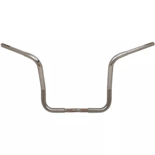 Fat Baggers 1-1/4" EZ Install Round Top 14" Handlebars for 1986-2019 Harley Touring - Chrome