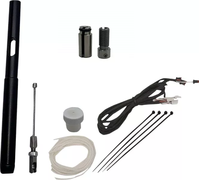 FBI Fat Baggers Chrome Braided +4 EZ Install Kit+ Adjustor Harley CVO 21