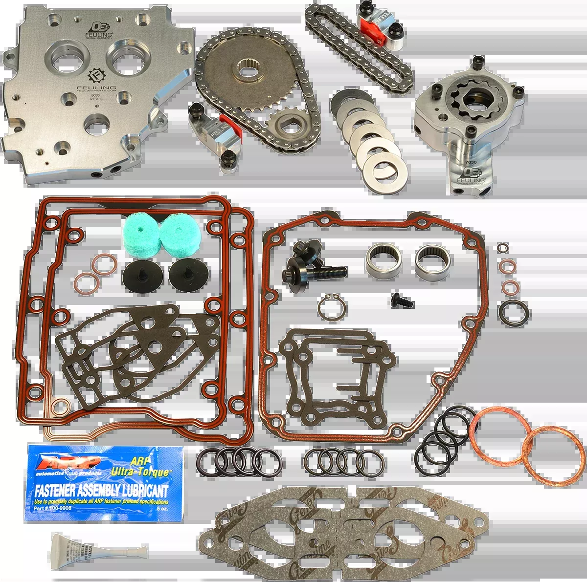 Feuling OE+ Hydraulic Cam Chain Tensioner Conversion Kit 2001-2006 Harley FL FX