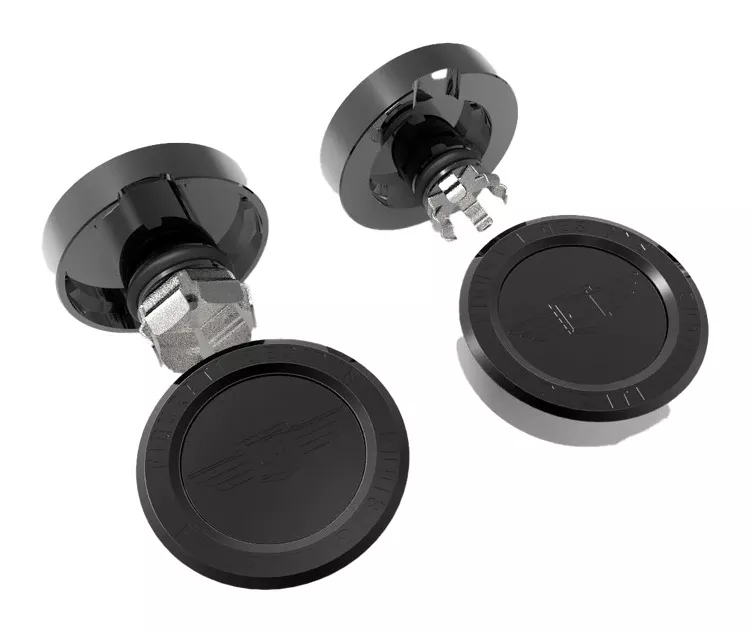 Figurati Designs Performance Front Axle Nut Covers For Harley Touring 2023-2026