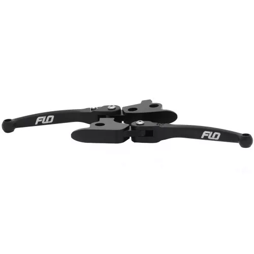 Flo Motorsports MX Style Adjustable Hand Levers for 2017-2020 Harley Touring - Black