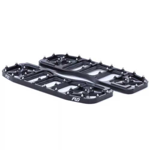 Flo Motorsports V5 Bagger Floor Boards for Harley Touring - Black