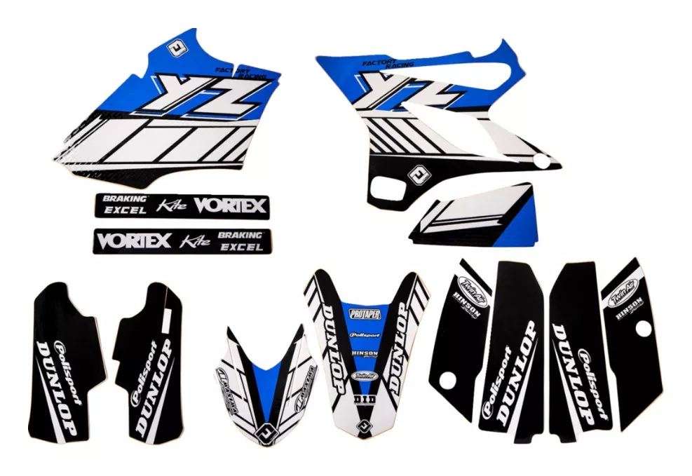 FLU Designs PTS 6 Graphics Kit Yamaha WR250F / WR450F 2007-2013